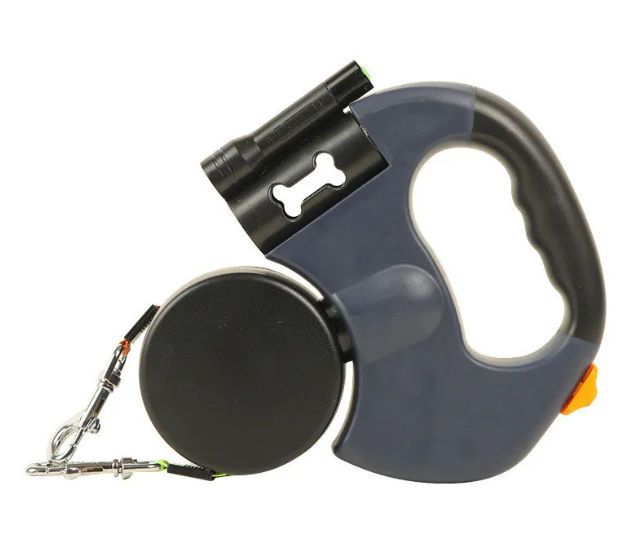 Auto Double Dog Leash — Retractable Dual-Line Lead for Two Dogs (3m)