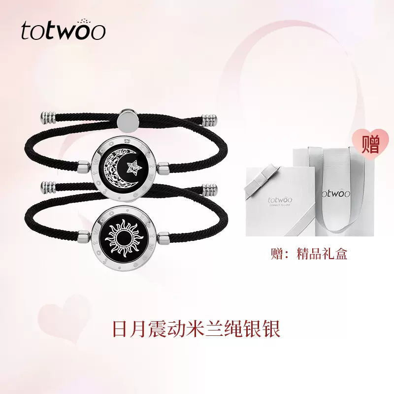Totwoo Smart Couple Bracelet — Touch & Vibration Long Distance Love Bracelet