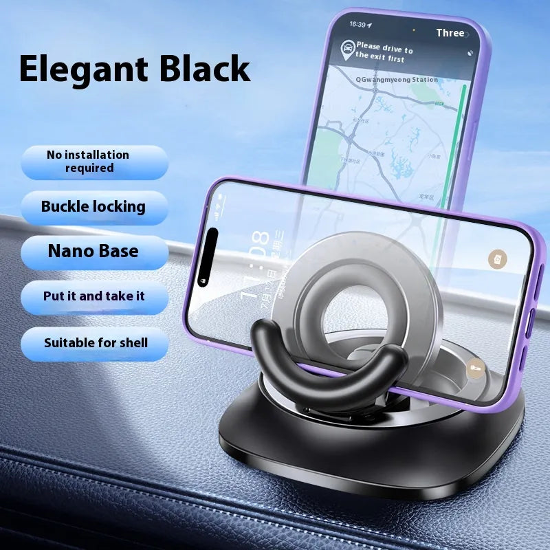 Adjustable Car Mount Magnetic Phone Holder — 360° Flexible Dashboard Stand