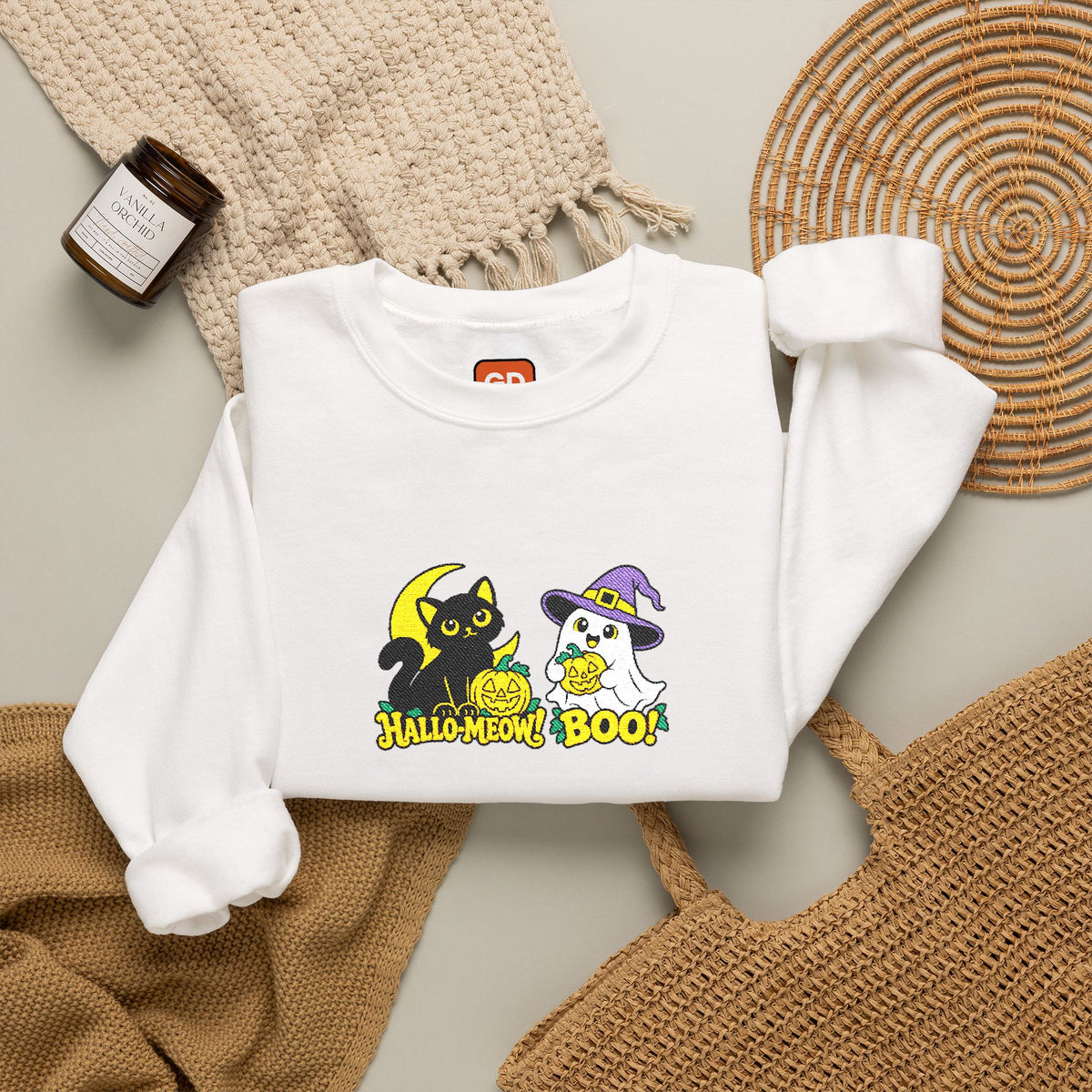 Halloween Puppy Crewneck Sweatshirt