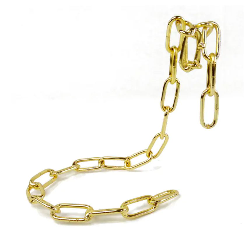 Suspended Iron Chain Wine Bottle Holder — Metal Chain Rack for Home & Bar Décor