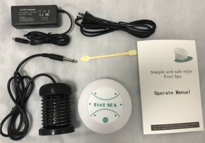 Mini Portable Ion Foot Bath Massager — Compact Bubble Spa for Home & Travel