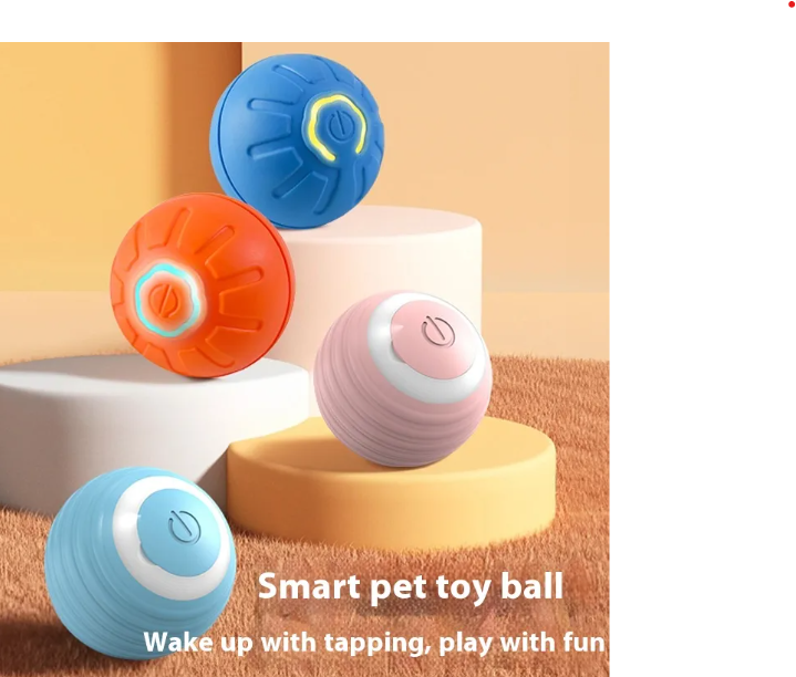 Interactive Smart Dog Toy Ball — Automatic Bouncing & Rolling Pet Toy