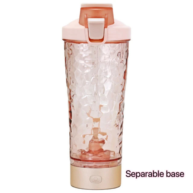 Electric Protein Shaker Bottle — USB Rechargeable Blender Cup for Gym & Fitness