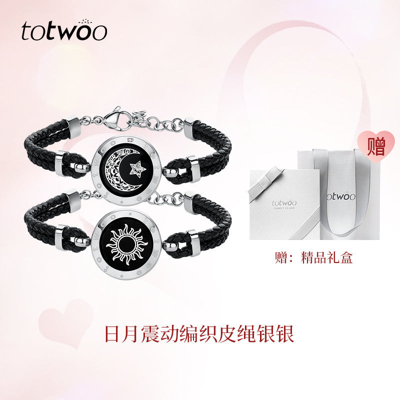 Totwoo Smart Couple Bracelet — Touch & Vibration Long Distance Love Bracelet