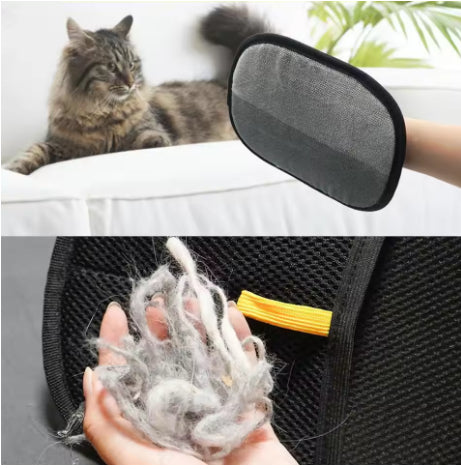 Pet Hair Remover Glove — Deshedding Brush Mitt for Dogs, Cats & Rabbits