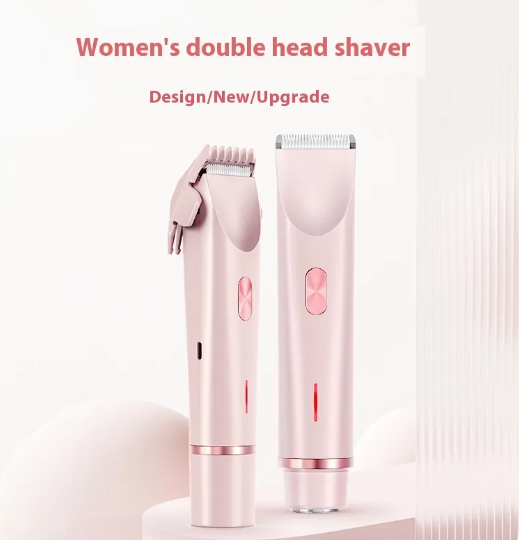 2-in-1 Electric Hair Epilator & Body Razor — USB Rechargeable Trimmer for Women