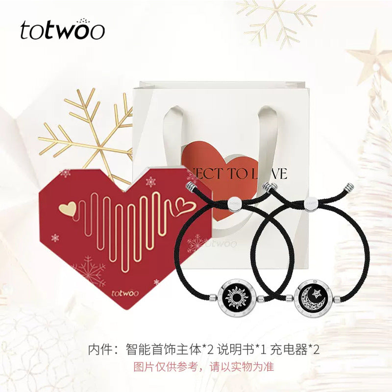 Totwoo Smart Couple Bracelet — Touch & Vibration Long Distance Love Bracelet