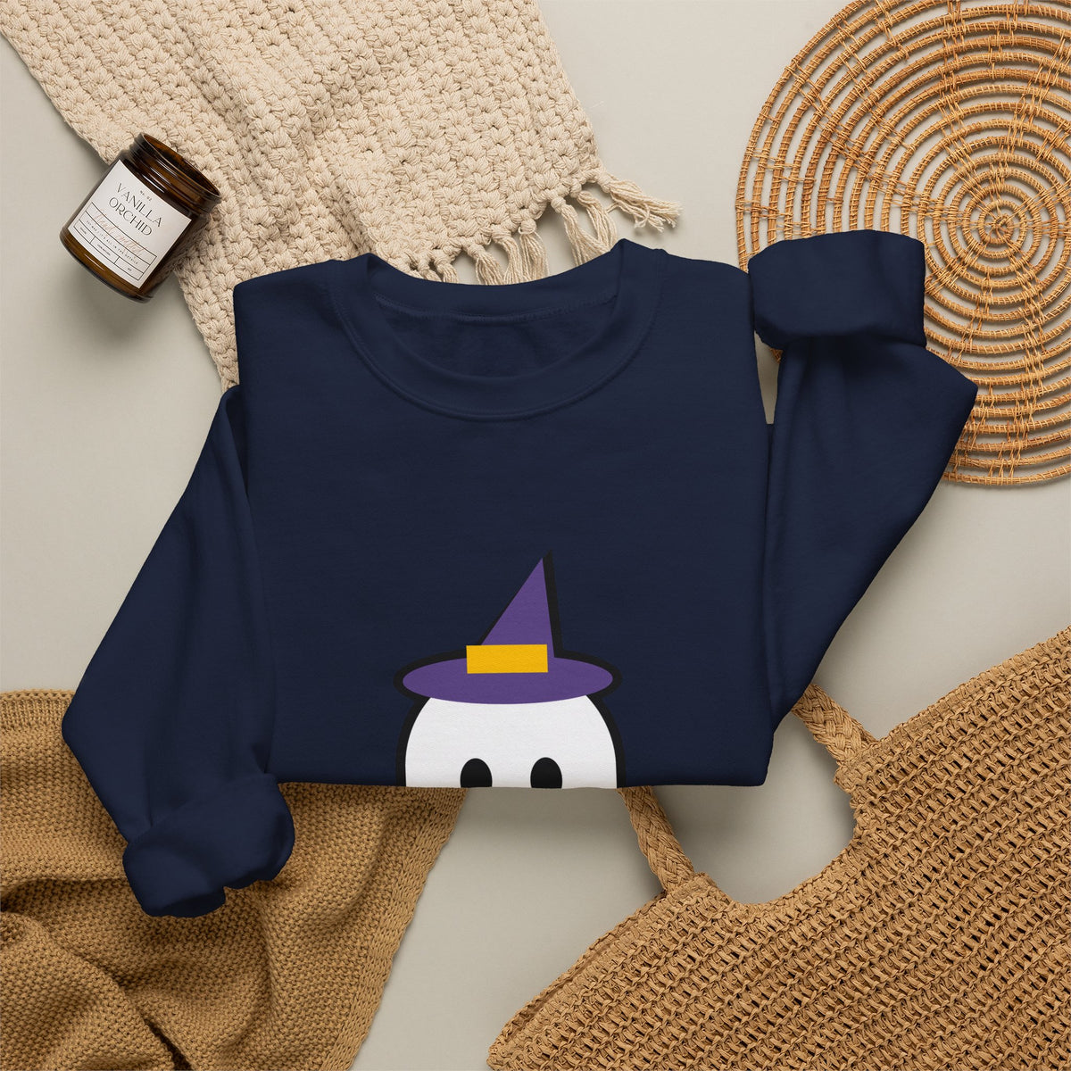 Halloween Baby Pumpkin Face Sweatshirt