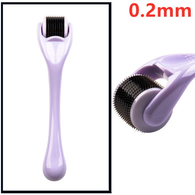 540 Titanium Microneedle Derma Roller — Face, Scalp & Beard Skin Renewal Tool for Men & Women