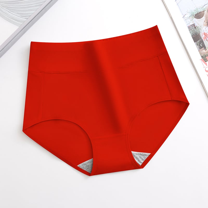 Plus Size Hip-Lifting Underwear — High-Waist Warm Briefs for Autumn & Winter