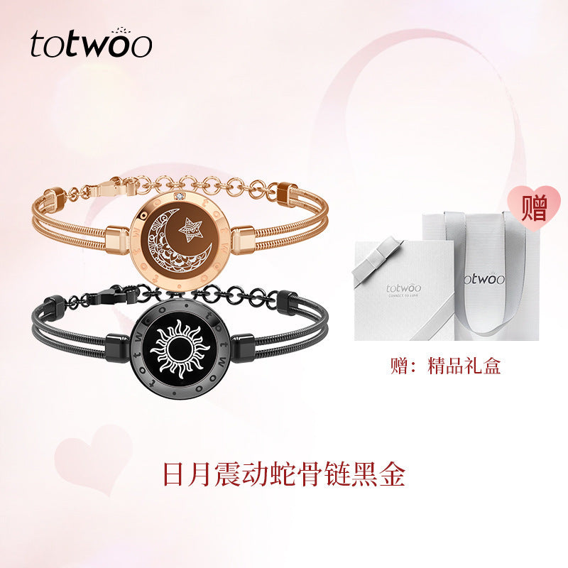 Totwoo Smart Couple Bracelet — Touch & Vibration Long Distance Love Bracelet
