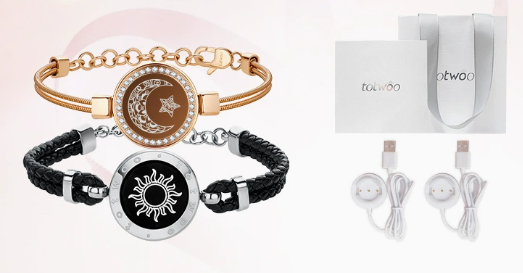 Totwoo Smart Couple Bracelet — Touch & Vibration Long Distance Love Bracelet