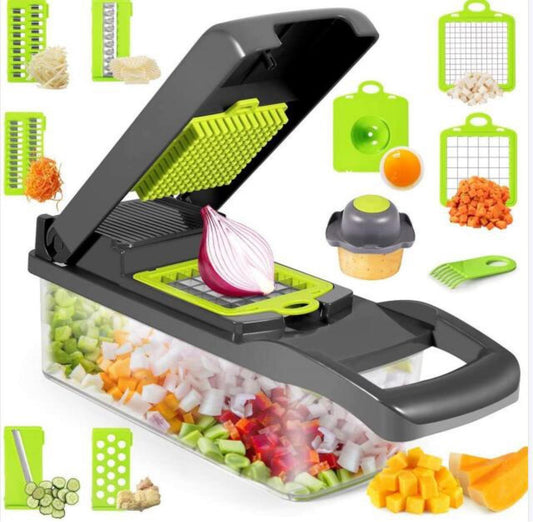 Multifunction Vegetable Chopper & Potato Shredder — Quick Chop, Dice & Slice Kitchen Tool