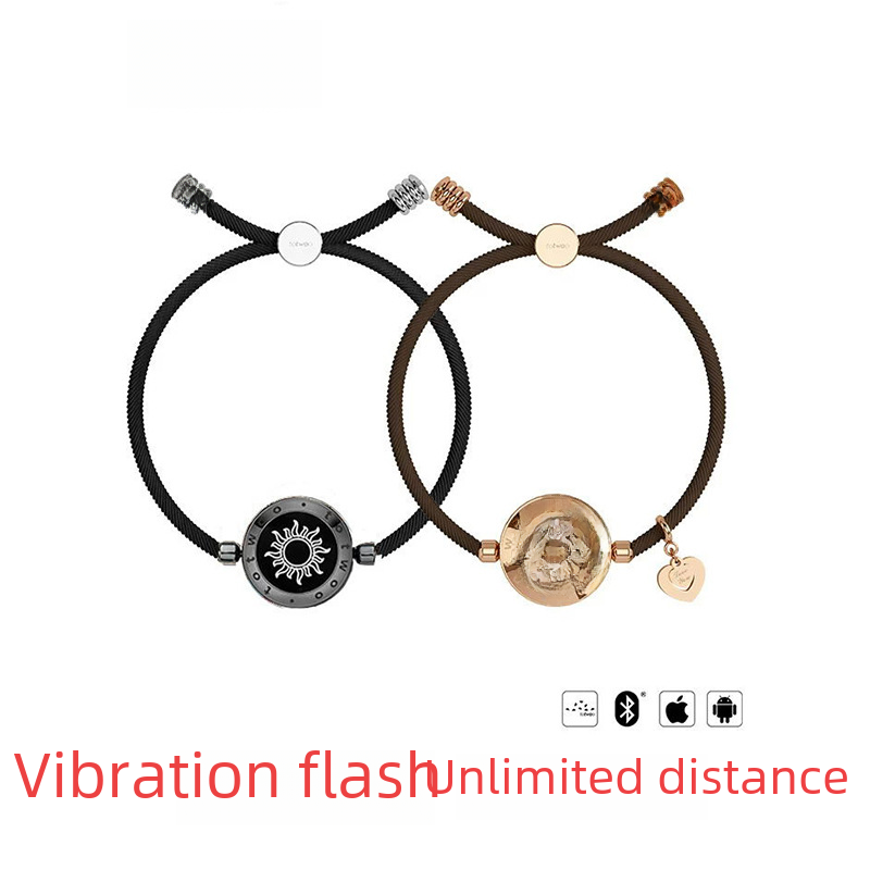 Totwoo Smart Couple Bracelet — Touch & Vibration Long Distance Love Bracelet