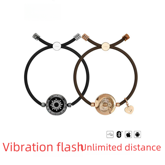 Totwoo Smart Couple Bracelet — Touch & Vibration Long Distance Love Bracelet