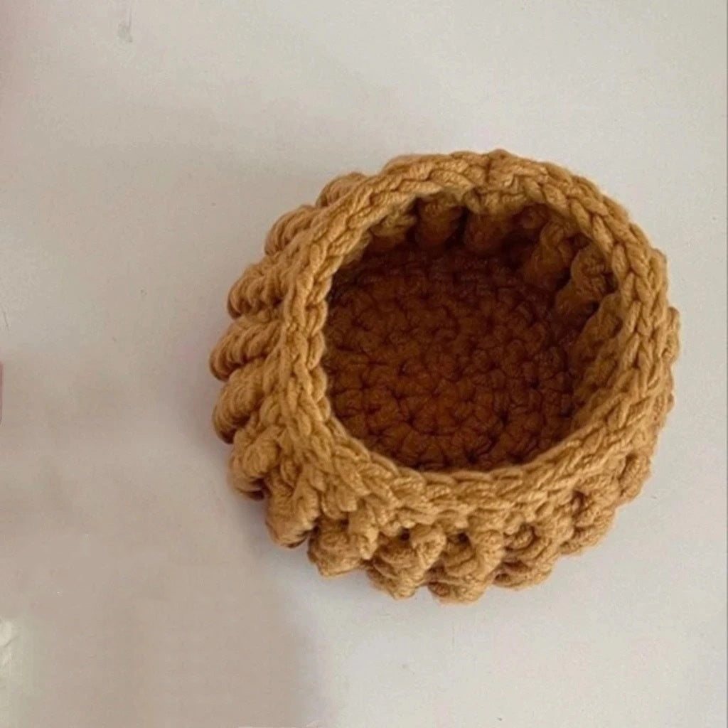 Crochet Rose Coaster DIY Kit — Handmade Floral Craft Set