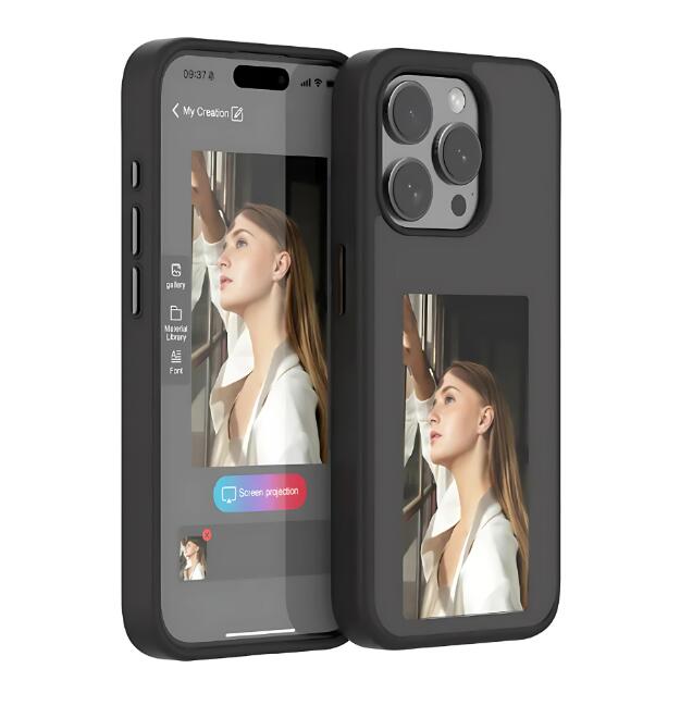 AI E-Ink Screen Phone Case — Customisable HD Display for iPhone
