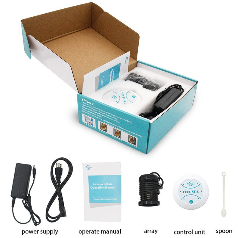 Mini Portable Ion Foot Bath Massager — Compact Bubble Spa for Home & Travel