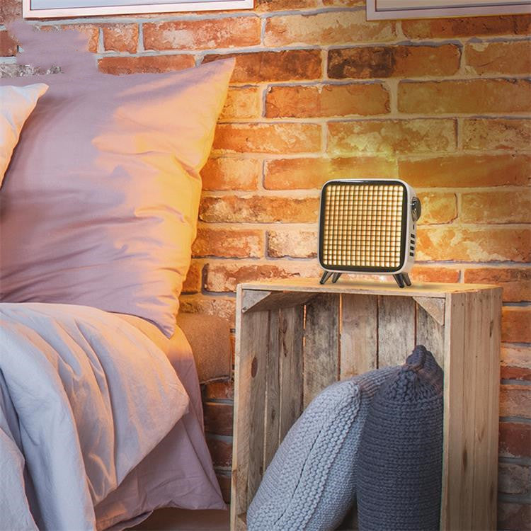 Pixel Screen Bluetooth Speaker with RGB Light — Retro Pixel Art Wireless Speaker