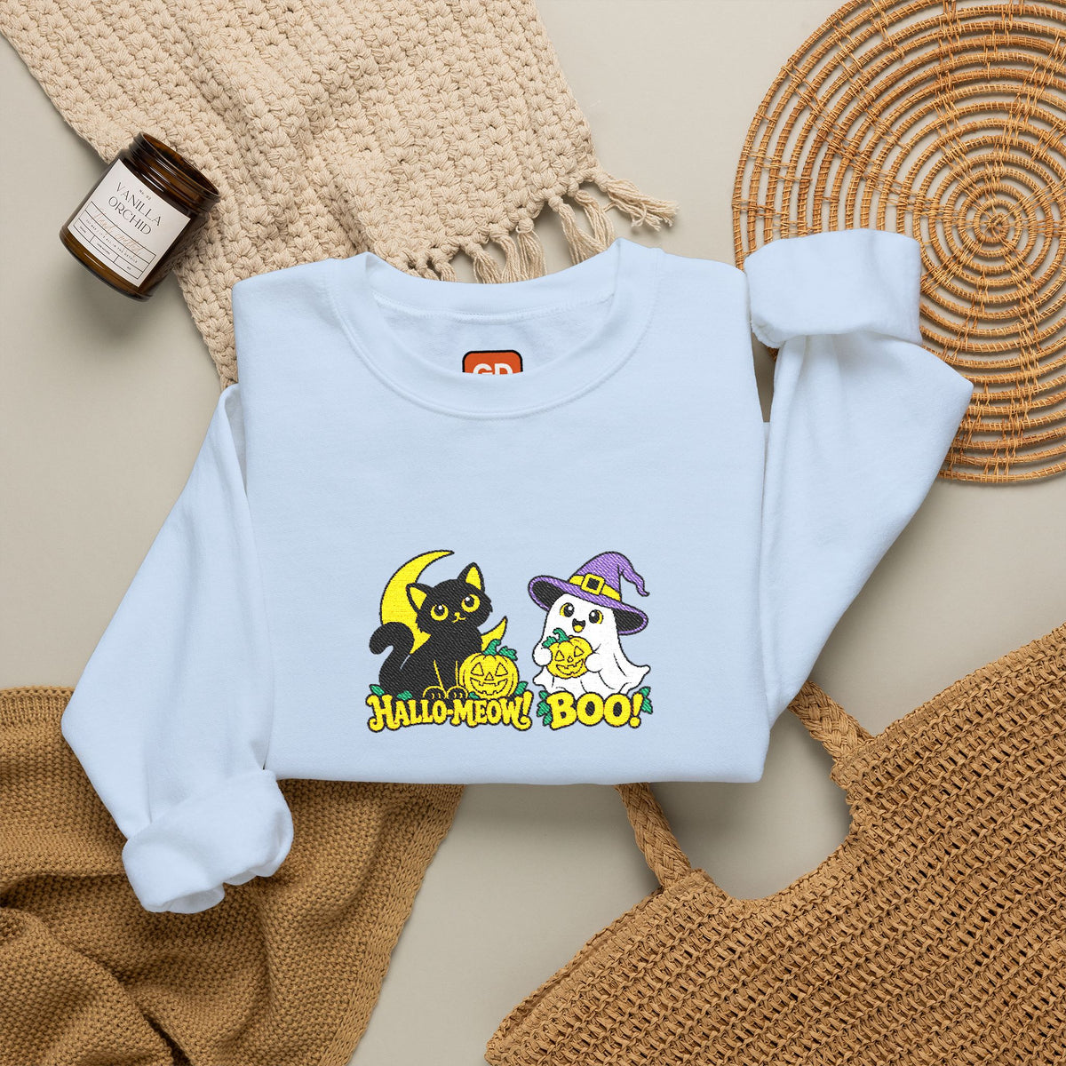 Halloween Puppy Crewneck Sweatshirt