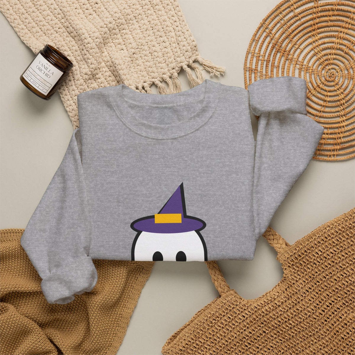 Halloween Baby Pumpkin Face Sweatshirt