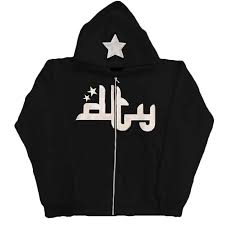 Star Print Zip-Up Hoodie — 3D Sports Graphic Fleece Jacket