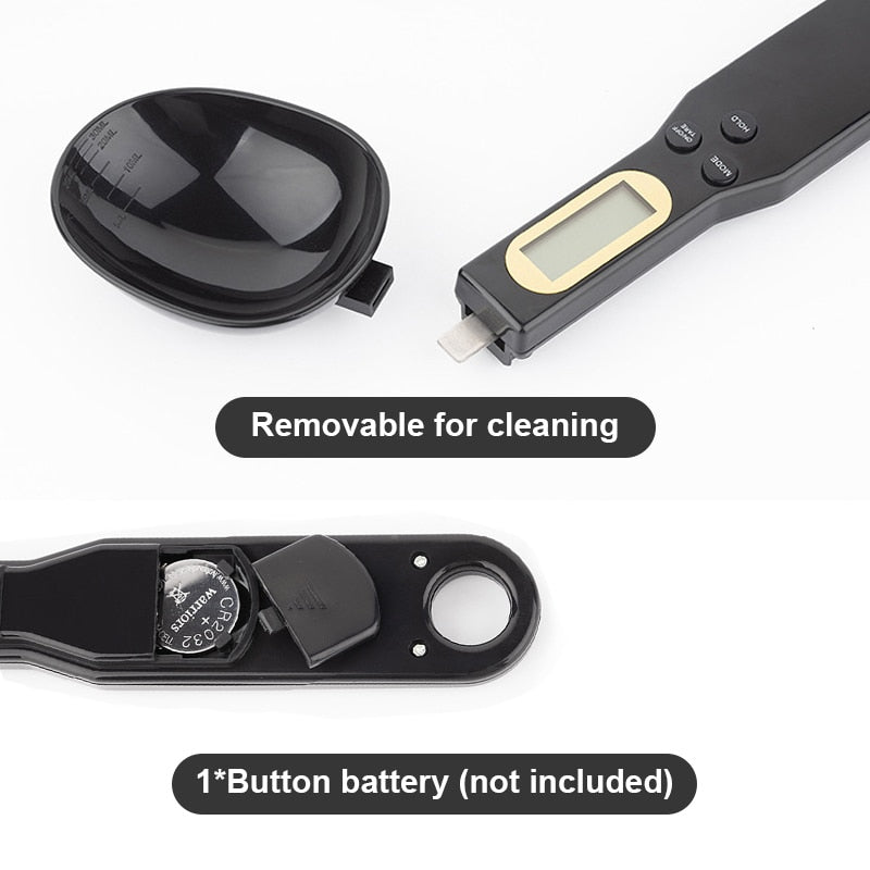 LCD Digital Measuring Spoon Scale — Precision Kitchen Food Weighing Tool