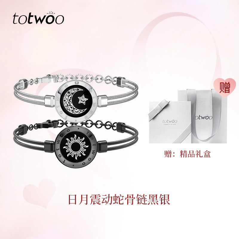 Totwoo Smart Couple Bracelet — Touch & Vibration Long Distance Love Bracelet