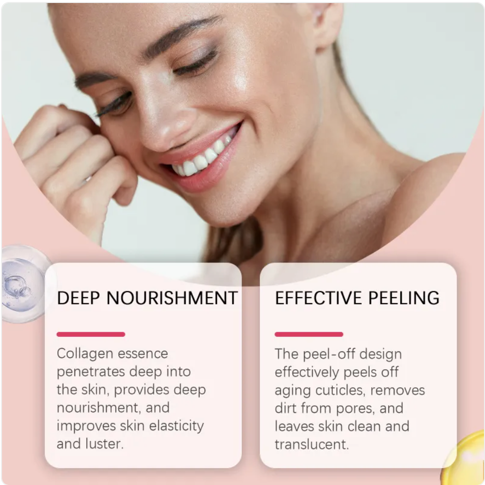 Collagen Cleansing Peel-Off Mask — Deep Cleanse, Hydrate & Brighten 75g