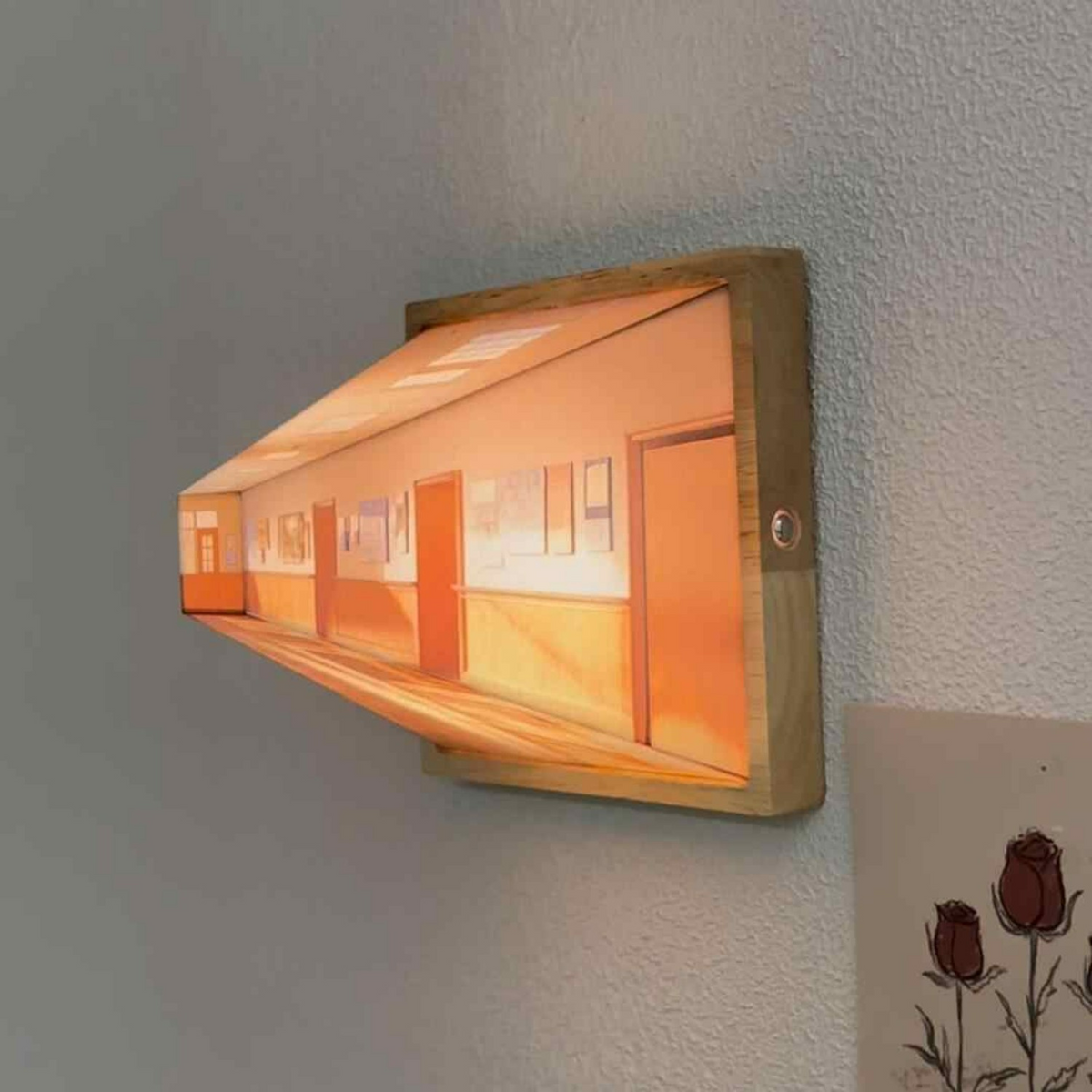 3D Illusion Night Light — Gallery Picture LED Lamp with Sunshine Effect