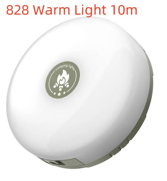 Rechargeable Camping Lantern — 7-Colour Atmosphere String Light for Tents & Outdoors