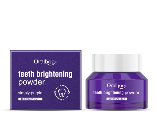 BrightGuard™ Purple Tooth Powder — Natural Whitening & Gum Care Formula