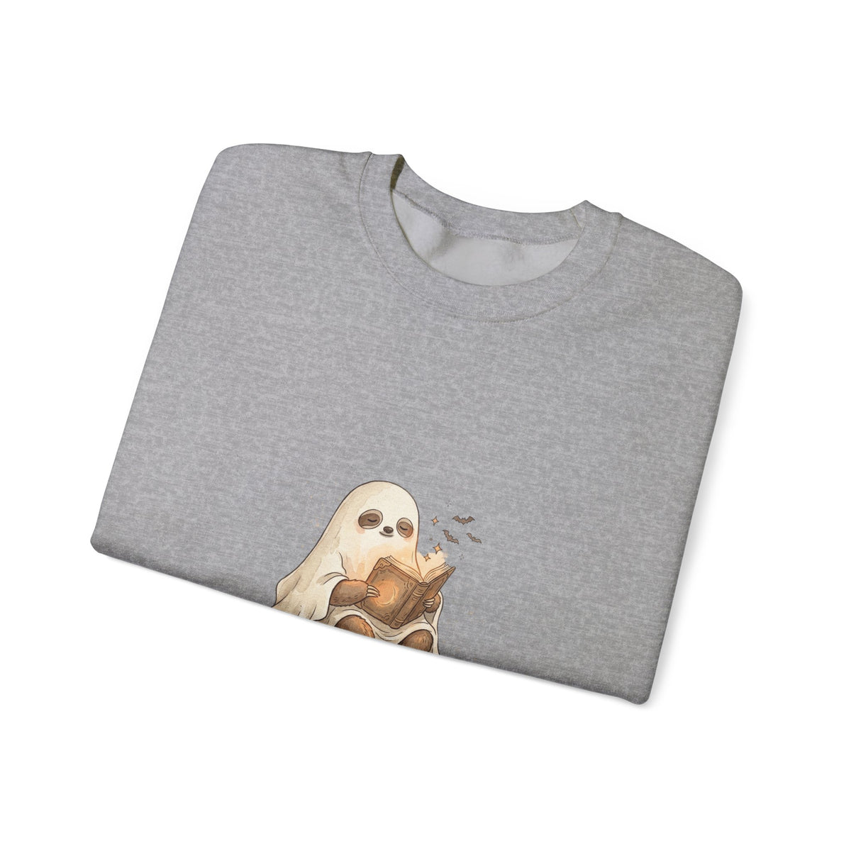 Ghost Puppy on Pumpkin Sweatshirt | Spooky Animals, Halloween Cute