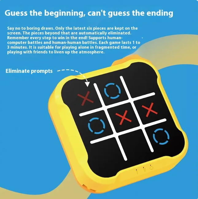 EVA Foam Tic-Tac-Toe Game for Kids — Multifunctional Educational Table Toy
