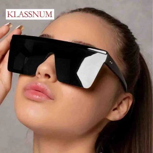 Square Gradient Sunglasses – UV400 Oversized Frame