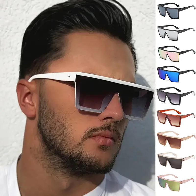 Square Gradient Sunglasses – UV400 Oversized Frame