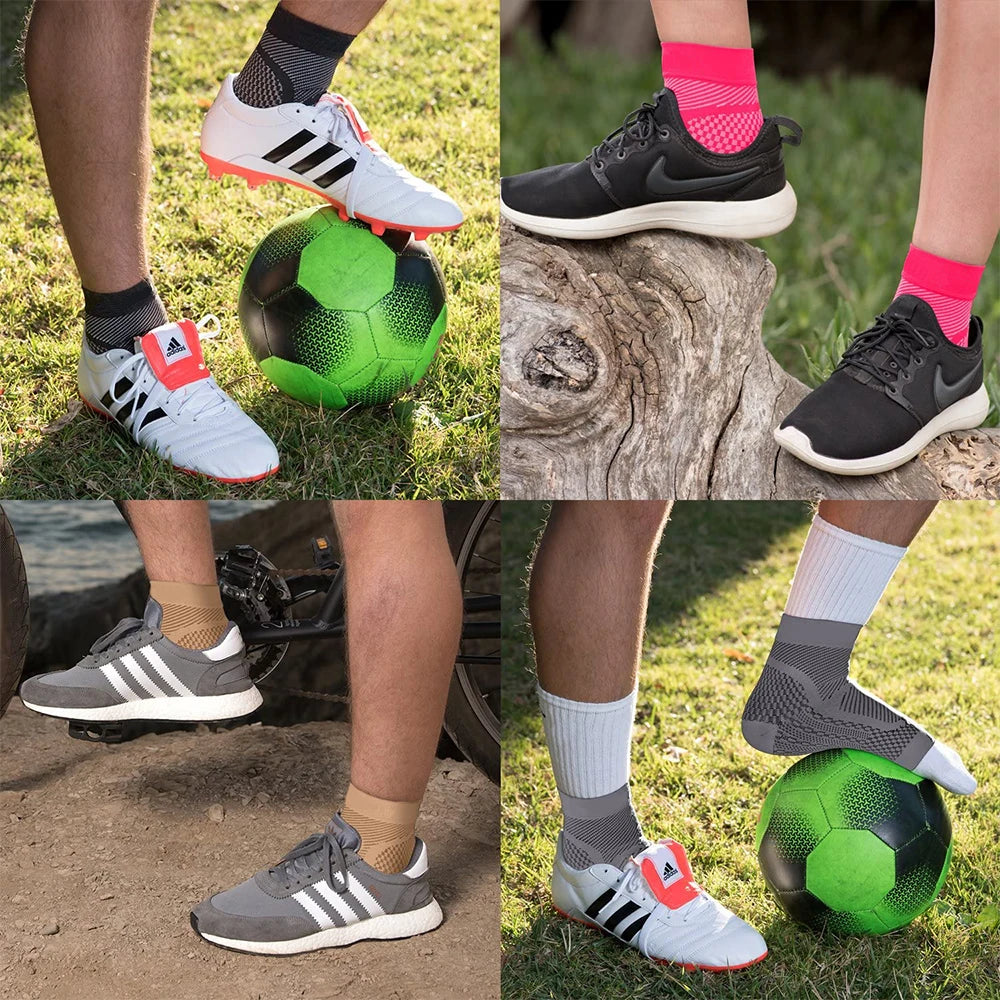 Sports Ankle Brace Compression Sleeve – Plantar Fasciitis & Heel Spur Support