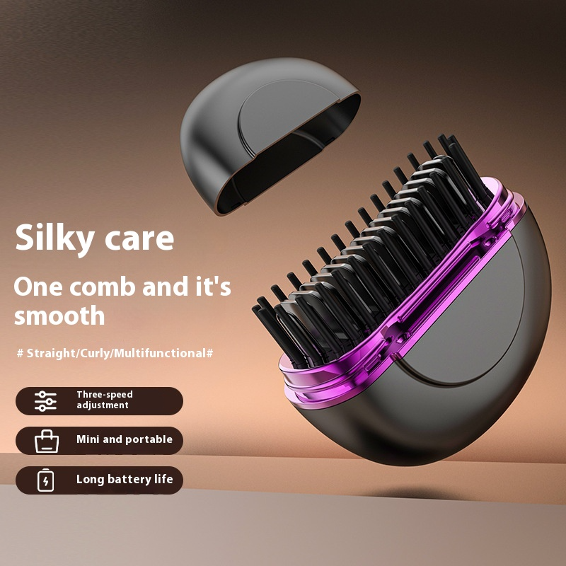 USB Rechargeable Portable Ceramic Hair Straightener — Mini Travel Straightener & Curler