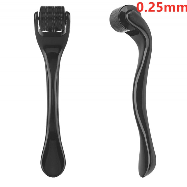 540 Titanium Microneedle Derma Roller — Face, Scalp & Beard Skin Renewal Tool for Men & Women