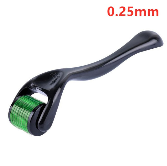 540 Titanium Microneedle Derma Roller — Face, Scalp & Beard Skin Renewal Tool for Men & Women