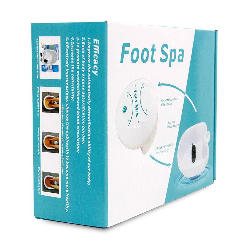 Mini Portable Ion Foot Bath Massager — Compact Bubble Spa for Home & Travel