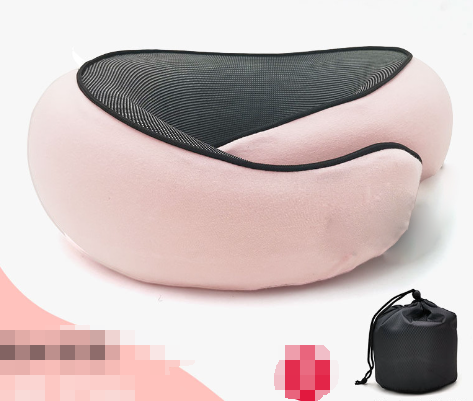 Memory Foam Travel Neck Pillow — Portable Support for Flights, Cars & Office