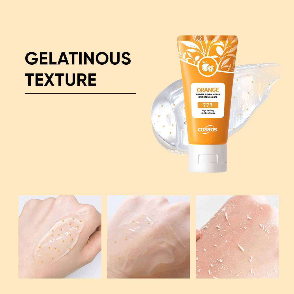 Orange Exfoliating Whitening Gel — Brightening & Radiance Skin Care Gel 50g