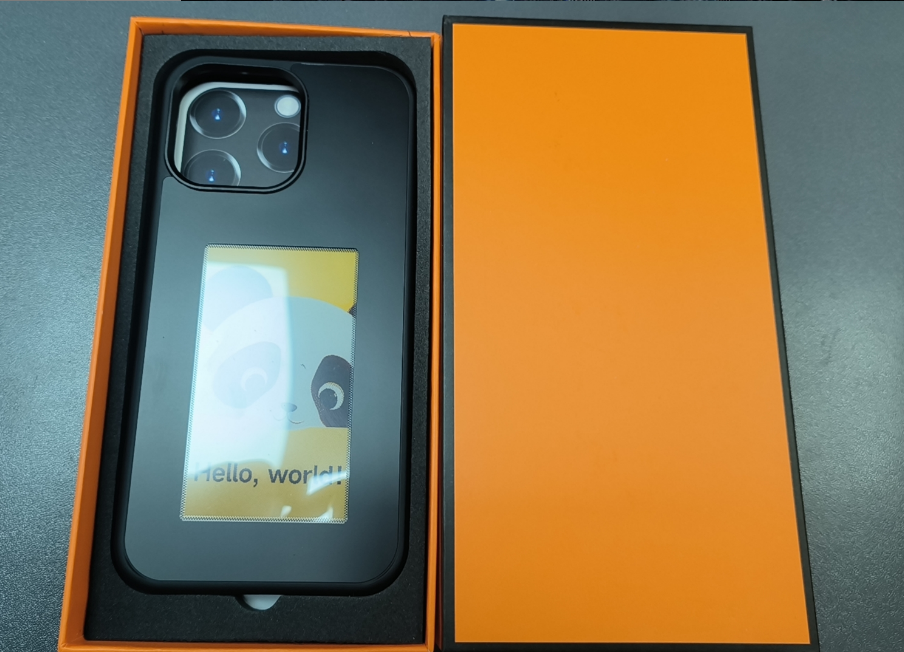 AI E-Ink Screen Phone Case — Customisable HD Display for iPhone