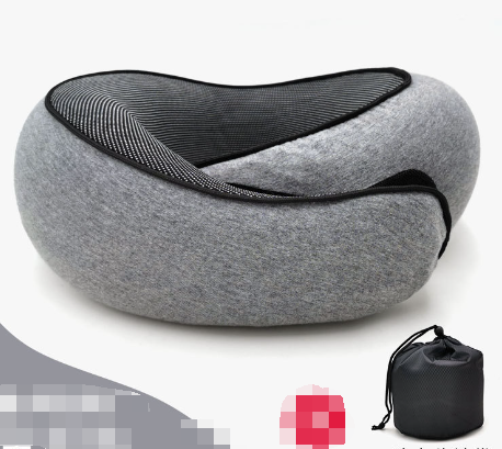 Memory Foam Travel Neck Pillow — Portable Support for Flights, Cars & Office
