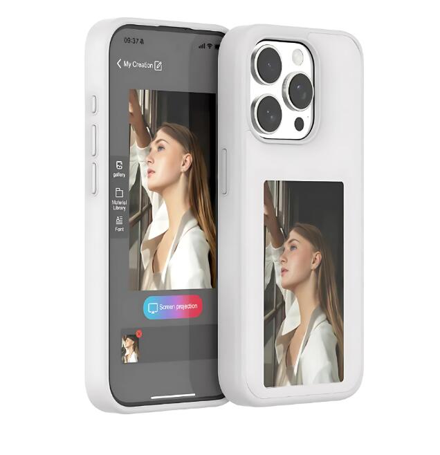 AI E-Ink Screen Phone Case — Customisable HD Display for iPhone