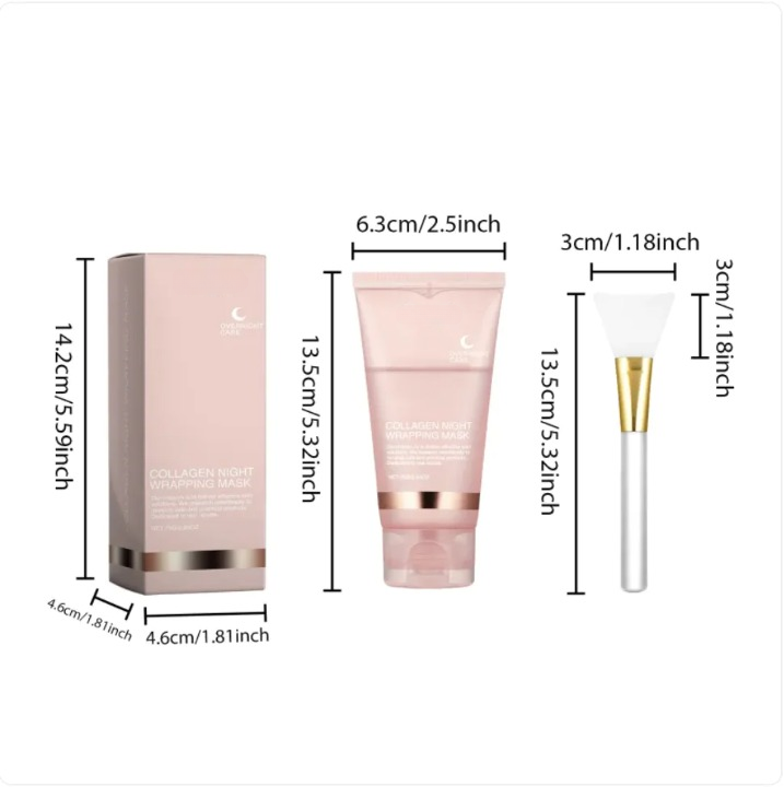 Collagen Cleansing Peel-Off Mask — Deep Cleanse, Hydrate & Brighten 75g