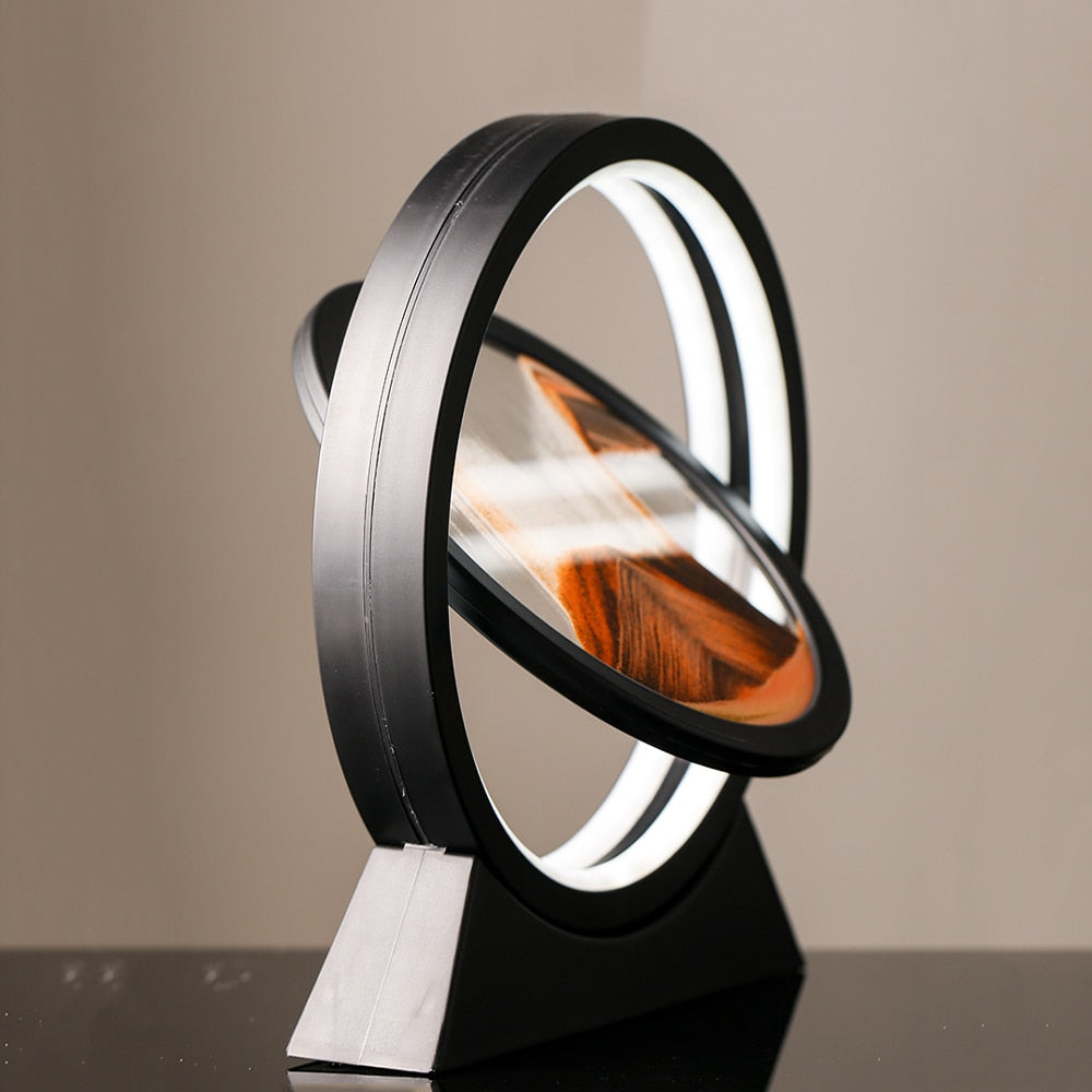 Moving Sand Art Landscape Lamp — 3D Deep Sea Sandscape Desk Decor