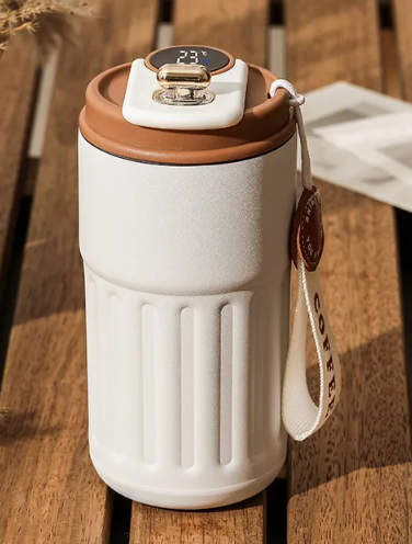 Smart Digital Thermal Bottle — Insulated Stainless Steel Coffee Mug with Temperature Display